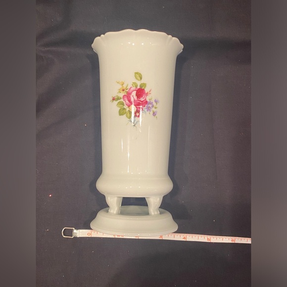 Vase Kaiser W Germany flowered porcelain vase - Picture 4 of 14